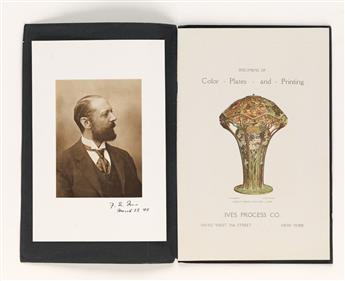(BOOK ARTS / PRINTING.) Ives, Frederic Eugene. Specimens of Color Plates and Printing.